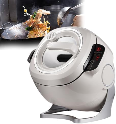 Automatic Rotating Cooking Pot – One-Touch Non-Stick Kitchen Appliance