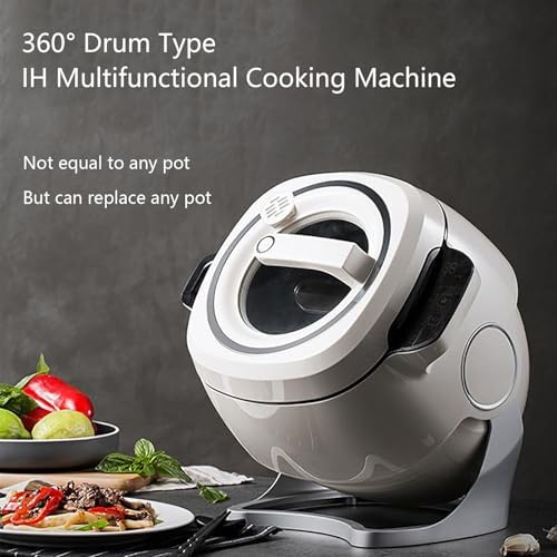 Automatic Rotating Cooking Pot – One-Touch Non-Stick Kitchen Appliance