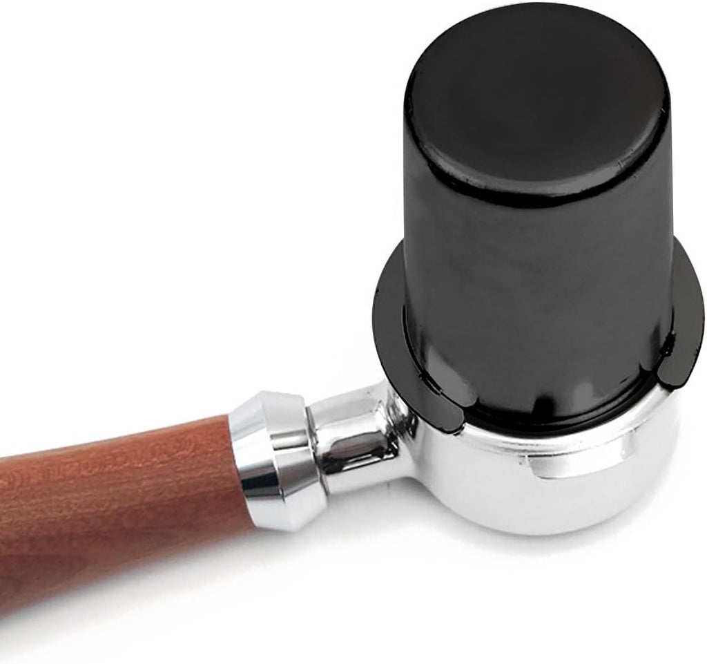 51mm Bottomless Portafilter – Stainless Steel Naked Filter with Wooden Handle