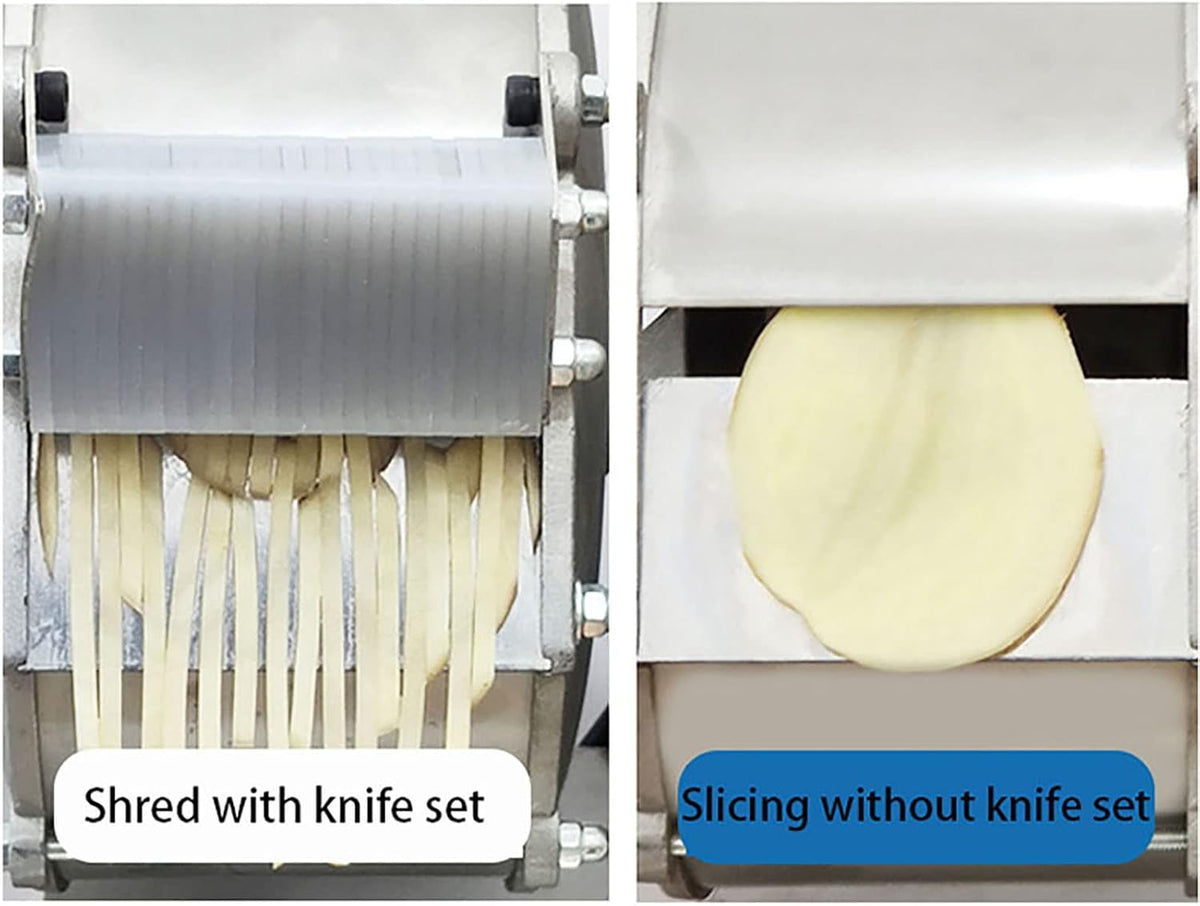 Electric Vegetable Slicer & Shredder – Stainless Steel Kitchen Food Cutter