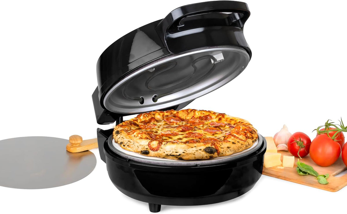 Stone-Baked Countertop Pizza Oven – Cozy Homemade Pizza Nights