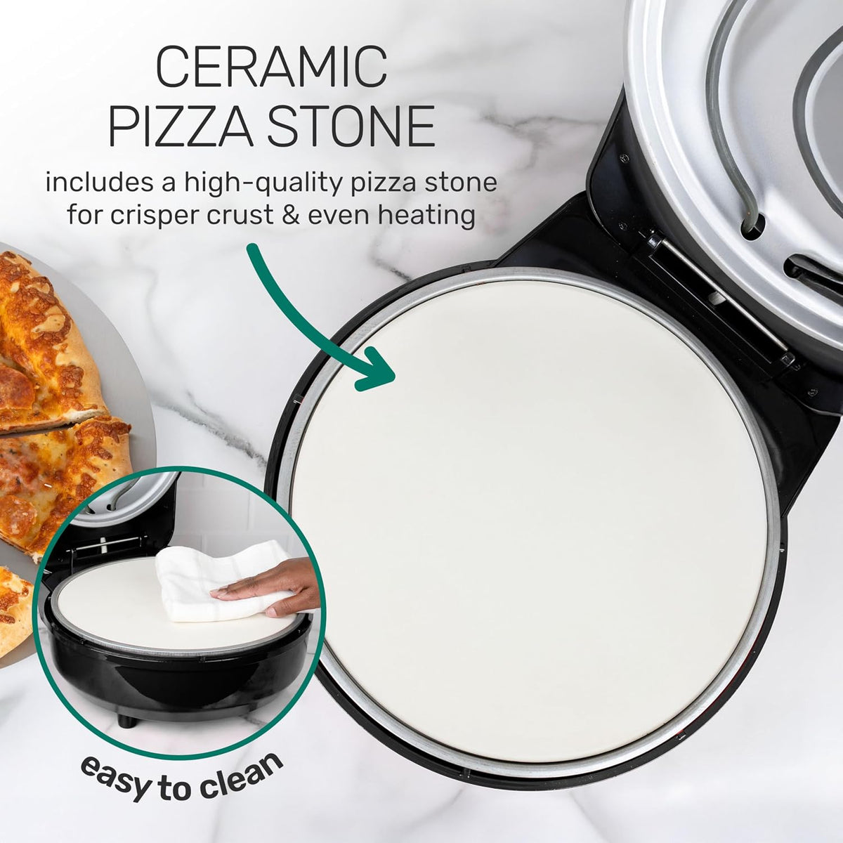 Stone-Baked Countertop Pizza Oven – Cozy Homemade Pizza Nights