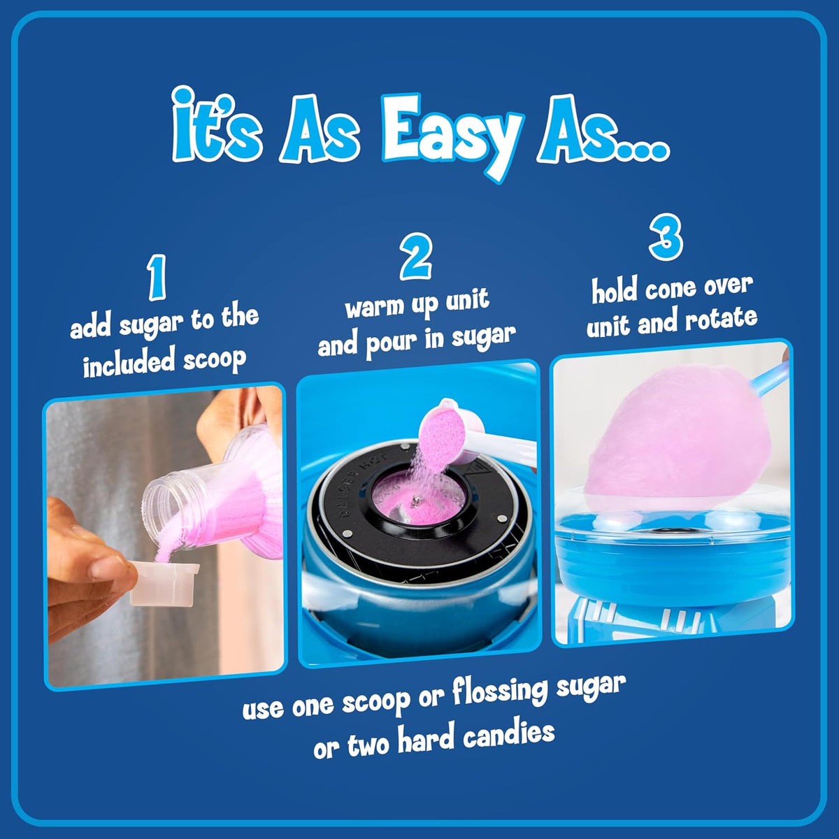 Vintage Countertop Cotton Candy Maker – Fun & Sweet Treats at Home