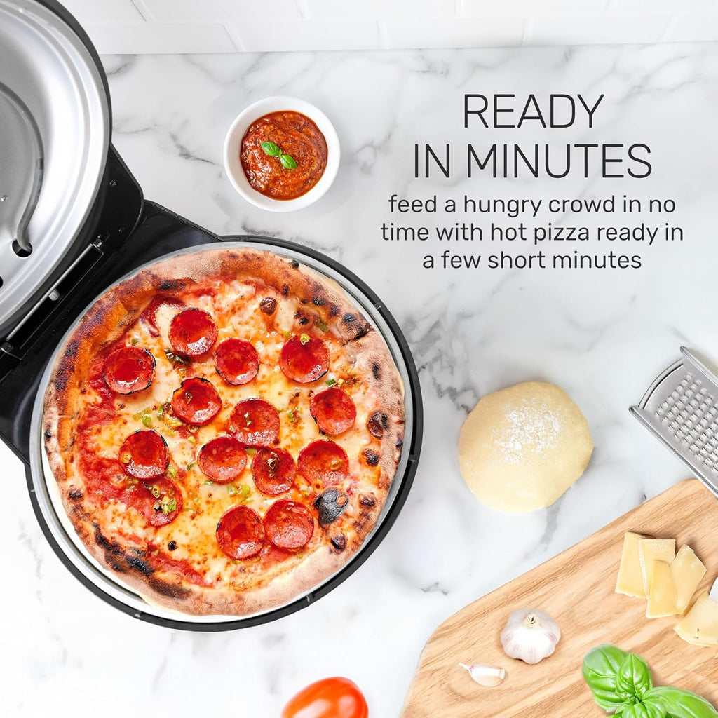 Stone-Baked Countertop Pizza Oven – Cozy Homemade Pizza Nights